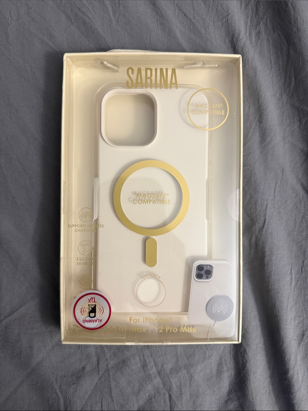 Sabina Cream iPhone Case with MagSafe Ring
